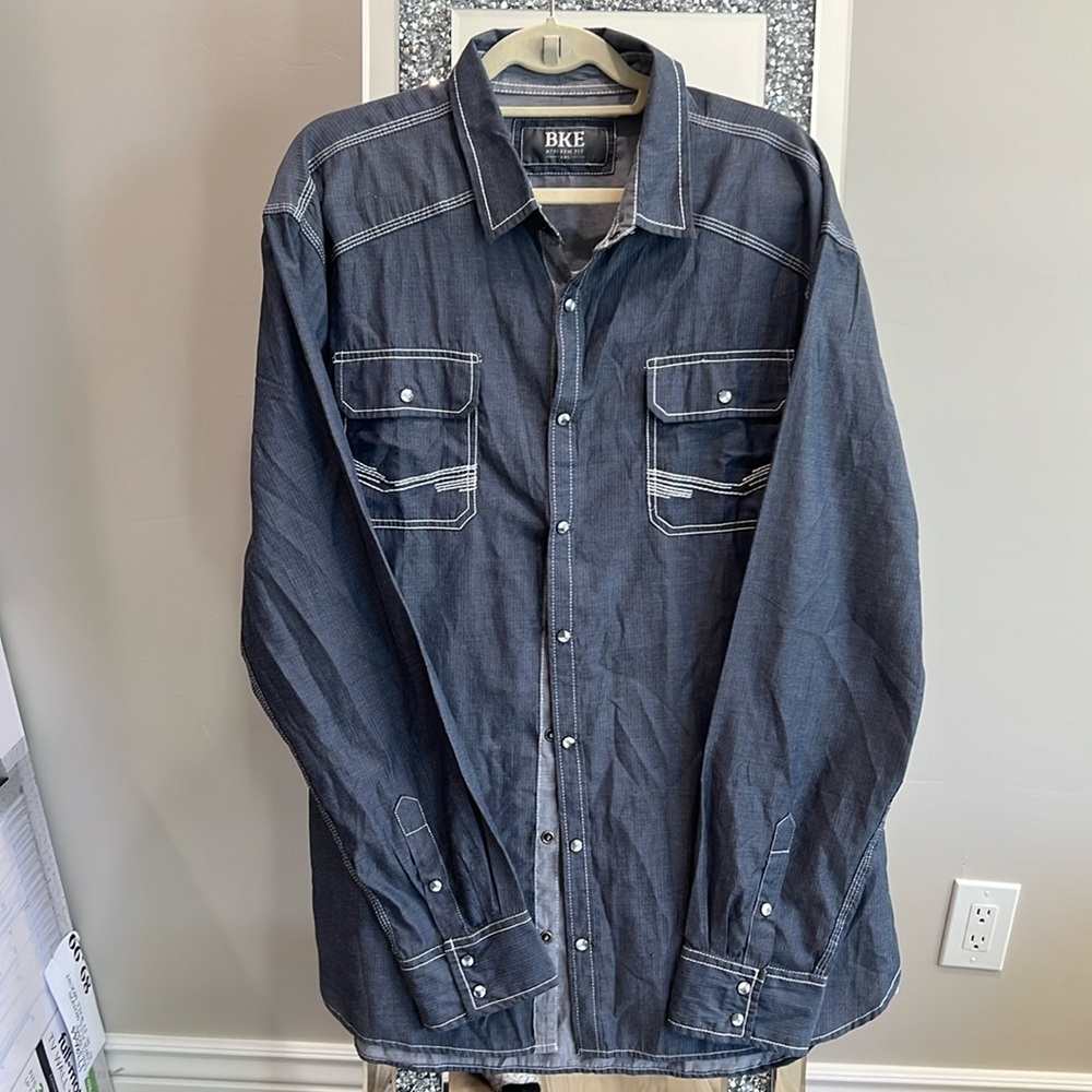 BKE Athletic Fit Button Down